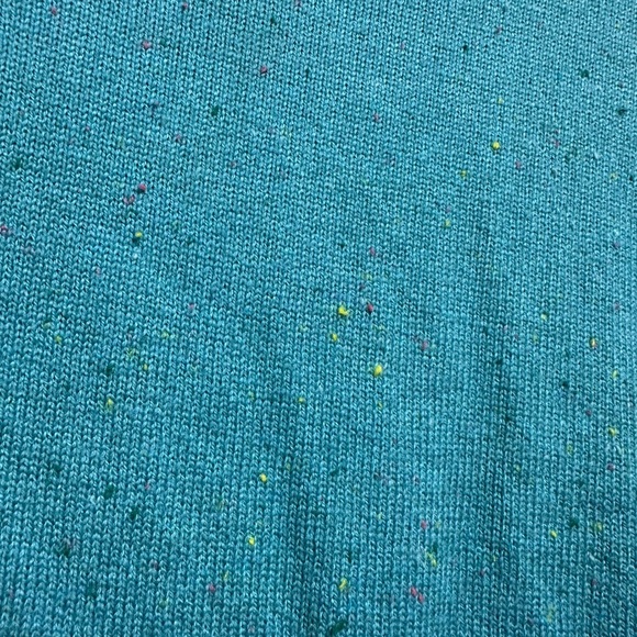 Talbots Blue Long Sleeve Buttoned Sweater Dress - Picture 3 of 6